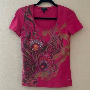 Escada Sport Y2K Bedazzled Shirt